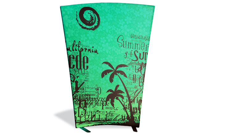 Spring Tide portable display stand